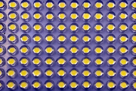 LED screen gradient blue green dots abstract background . Stock Photos
