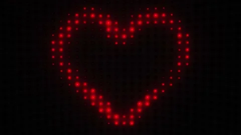 Led screen hearths Video stock 229340628