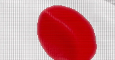 Led Screen Japan Flag Seamless Loop stock video Stock Footage 180760611