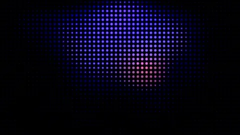 LED screen. Pixel pattern. Vide loop. Stock-Footage 86823342