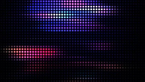 LED screen. Pixel pattern. Vide loop. Stock-Footage 86823432