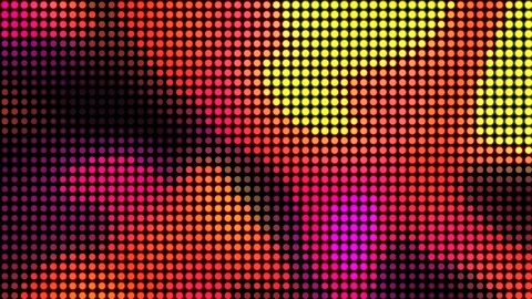 LED screen. Pixel pattern. Vide loop. Stock-Footage 86823872