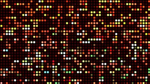 LED screen. Pixel pattern. Vide loop. Vídeo Stock 86824424