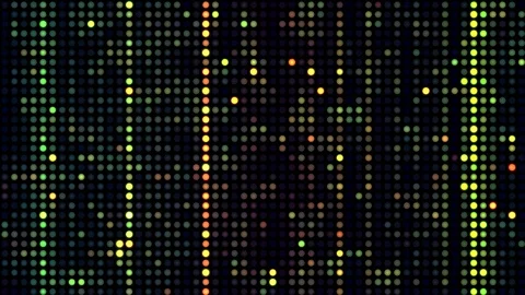 LED screen. Pixel pattern. Vide loop. Vídeo Stock 86825342