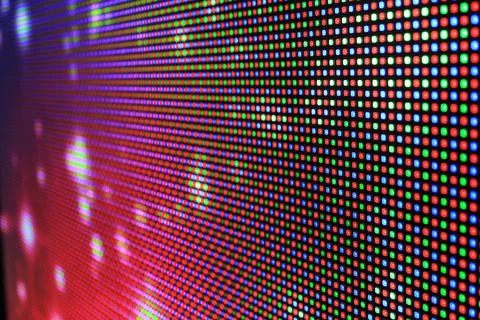 Led screen - Rgb background Foto stock