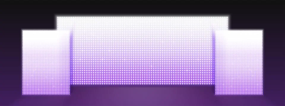 LED screen stage background Stock Illustration