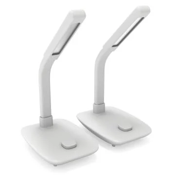 Led Sensor Desk Lamps 3d Stock Illustration