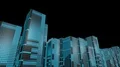 LED skyscrapers scrolling graphics buildings city 4k 4k or 4k+ Resolution