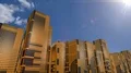LED skyscrapers scrolling graphics buildings city 4k 4k or 4k+ Resolution