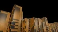 LED skyscrapers scrolling graphics buildings city 4k 4k or 4k+ Resolution