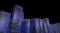 LED skyscrapers scrolling graphics buildings city 4k 4k or 4k+ Resolution