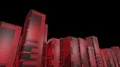 LED skyscrapers scrolling graphics buildings city 4k 4k or 4k+ Resolution