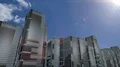 LED skyscrapers scrolling graphics buildings city 4k 4k or 4k+ Resolution