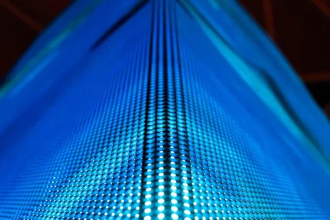 LED smd wall with corner Stock Photos