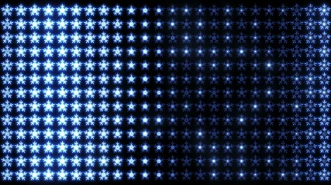 Led Snowflakes 02 Stock Footage 44269197