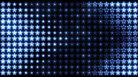 Led Snowflakes 03 Stock Footage 44269438