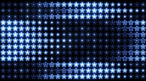 Led Snowflakes 04 Stock Footage 44269457