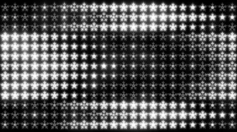 Led Snowflakes 04 matte Stock Footage 44269459