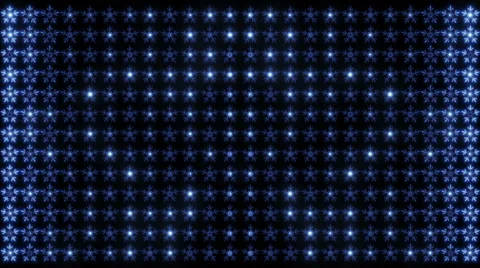 Led Snowflakes 06 Stock Footage 44269480