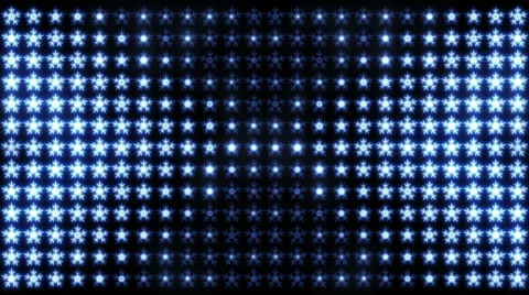 Led Snowflakes 08 Stock Footage 44269509