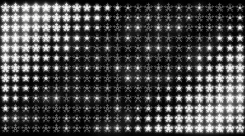 Led Snowflakes 09 matte Stock Footage 44270046