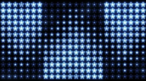 Led Snowflakes 11 Stock Footage 44270062