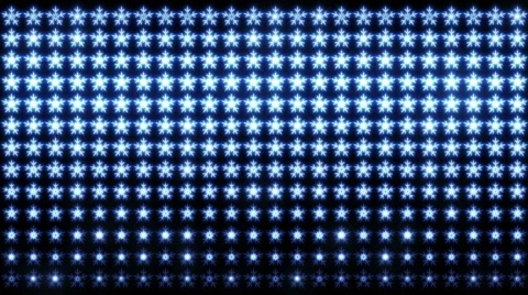 Led Snowflakes 13 Stock Footage 44270088