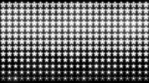 Led Snowflakes 13 matte Stock Footage 44270099