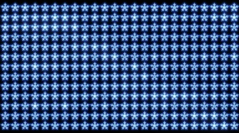 Led Snowflakes 14 Stock Footage 44270102