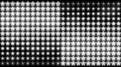 Led Snowflakes 15 matte Stock Footage 44270121
