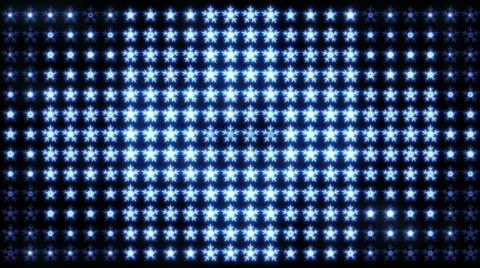 Led Snowflakes 16 Stock Footage 44270126