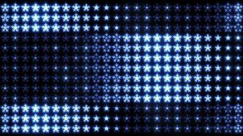 Led Snowflakes 17 Stock Footage 44270148