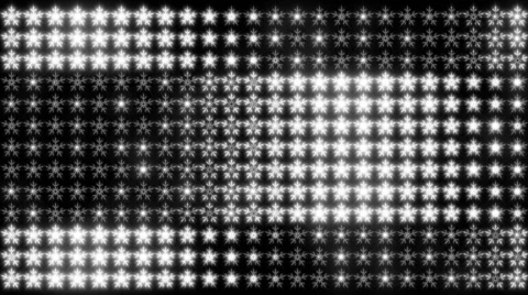 Led Snowflakes 17 matte Stock Footage 44270158
