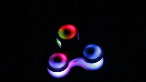 Led spinner Stock Footage 130025312