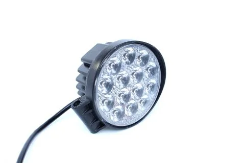 LED SPOTLIGHT ISOLATED Stock Photos