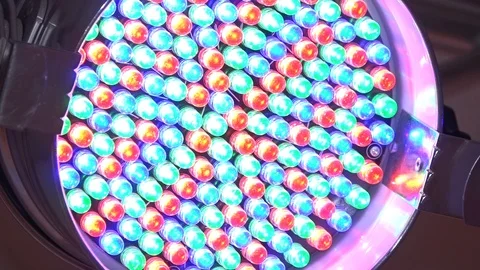 Led spotlights lamps Stock Footage 86821662
