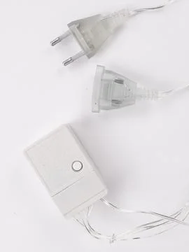 Led string light plug and controller Foto stock