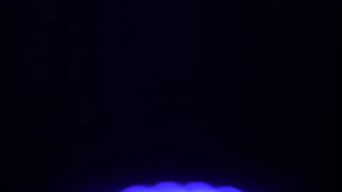 Led strip coil closeup. Diode shining stripe on dark blue background. Stock Footage 113011410