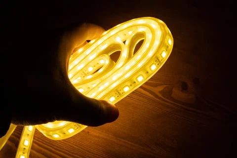 LED Strip Light,decorative diode lighting Stock Illustration