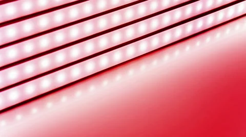 Led Strip multi tilted line loop RGB colour Stock Footage 65328356