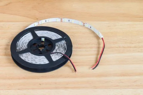 Led strip roll Foto stock
