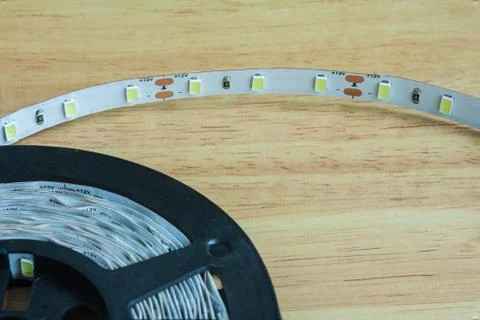 Led strip roll Stock Photos