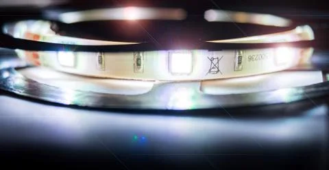 LED Stripe isolated Foto stock