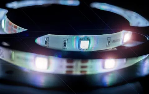 LED Stripe isolated Stock Photos