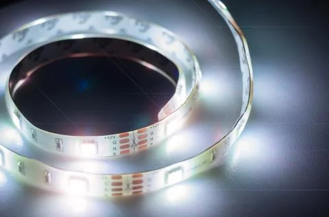 LED Stripe isolated Stock Photos