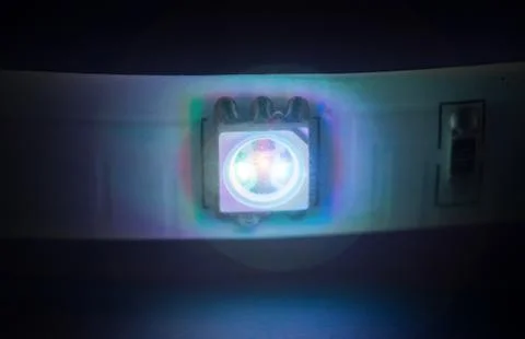 LED Stripe light macro Stock Photos
