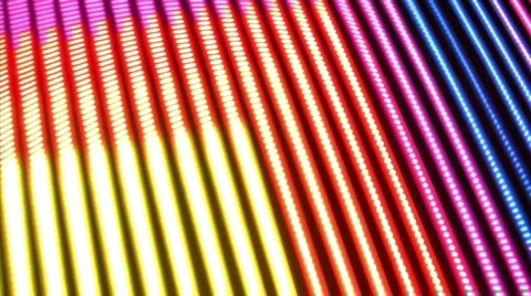 Led stripes multi color Stock Footage 737131