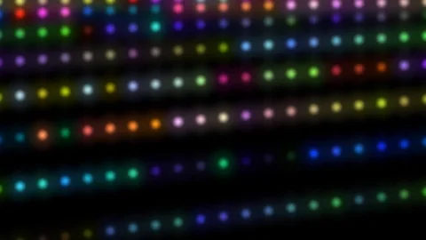 LED strips scrolling down Video stock 76004013