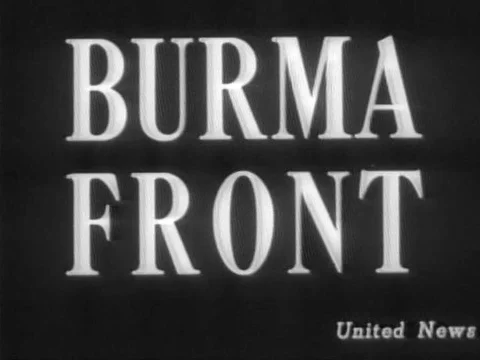 Led by Supreme Commander Mountbatten, the British 14th Army pushes back Stock Footage 75767587