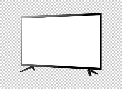 LED television screen on background vector 스톡 일러스트